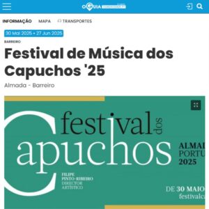 Read more about the article Guia da Cidade – Festival de Música dos Capuchos 2025